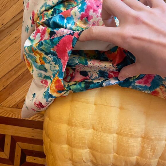 Gorgeous Maeve Watercolor Floral Print Sheath Dress Size 2 with POCKETS!! - Picture 3 of 9